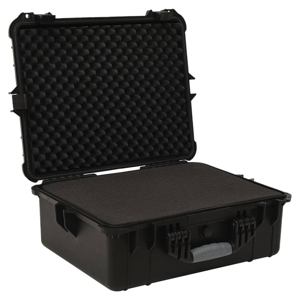 Portable Flight Case Black 21.7"x16.9"x8.3" PP at Set Shop and Smile