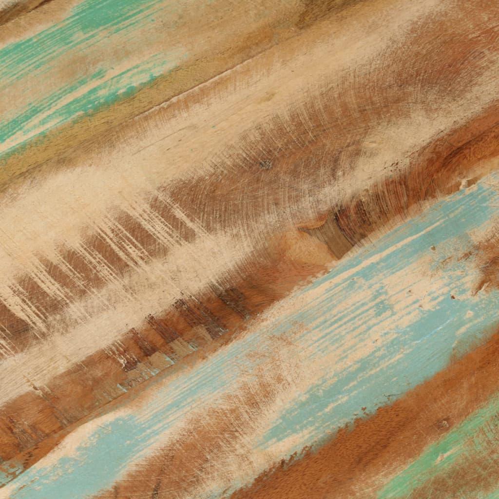 Coffee Table Ø19.7"x13.8" Solid Wood Reclaimed and Steel at Set Shop and Smile