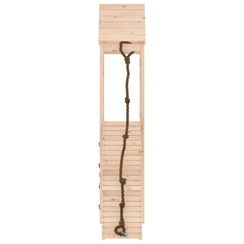 Playhouse with Climbing Wall Solid Wood Pine at Set Shop and Smile