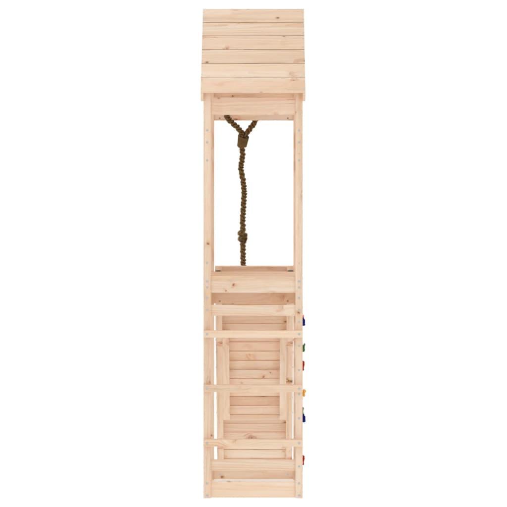 Playhouse with Climbing Wall Solid Wood Pine at Set Shop and Smile