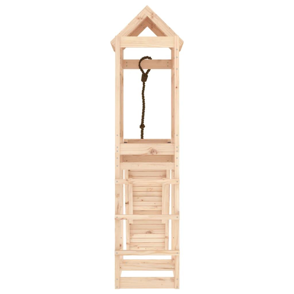 Playhouse with Climbing Wall Solid Wood Pine at Set Shop and Smile
