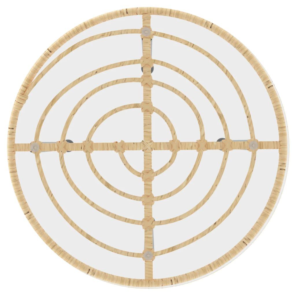 3 Piece Patio Dining Set Poly Rattan at Set Shop and Smile