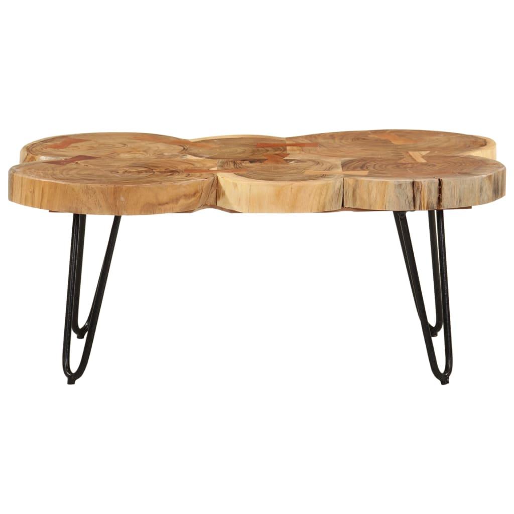 Coffee Table 14.2" 6 Trunks Solid Wood Acacia at Set Shop and Smile
