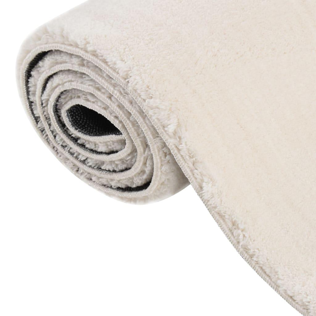 Washable Rug Soft Shaggy Cream 63"x90.6" Anti Slip at Set Shop and Smile