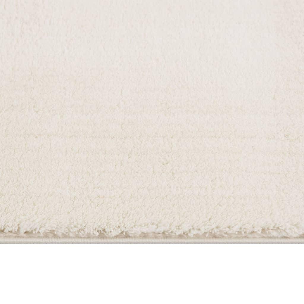 Washable Rug Soft Shaggy Cream 63"x90.6" Anti Slip at Set Shop and Smile