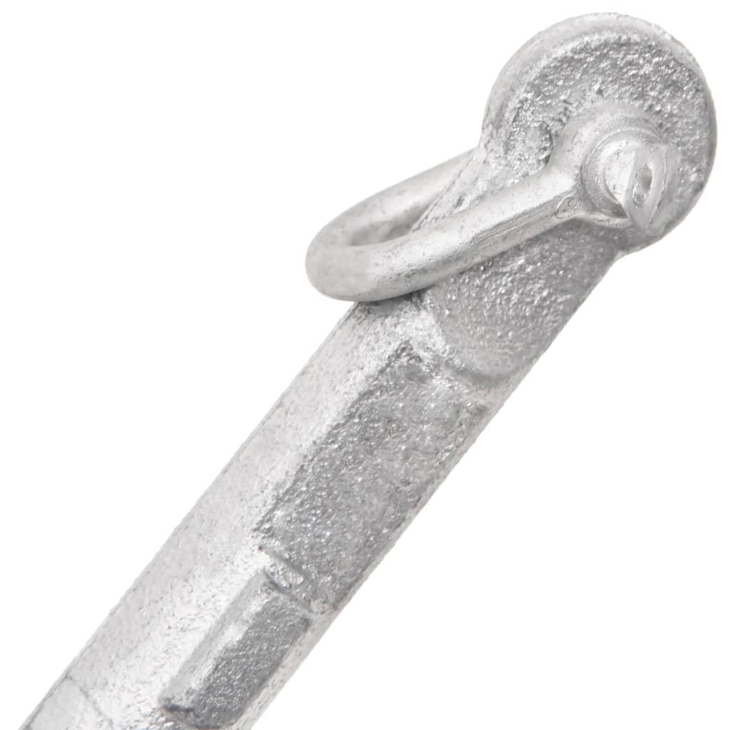 Folding Anchor Silver 1.5 lb Malleable Iron at Set Shop and Smile