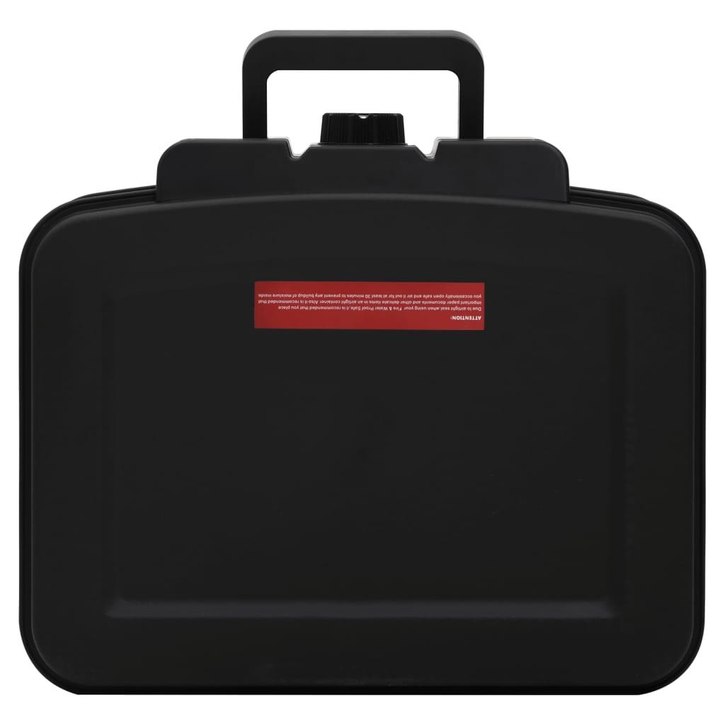 Safe Box Black 15"x12.8"x6.5" Polypropylene at Set Shop and Smile