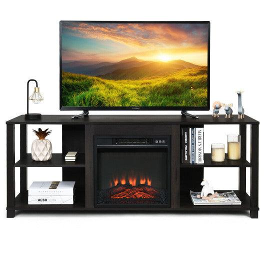 2-Tier TV Storage Cabinet Console with Adjustable Shelves at Set Shop and Smile