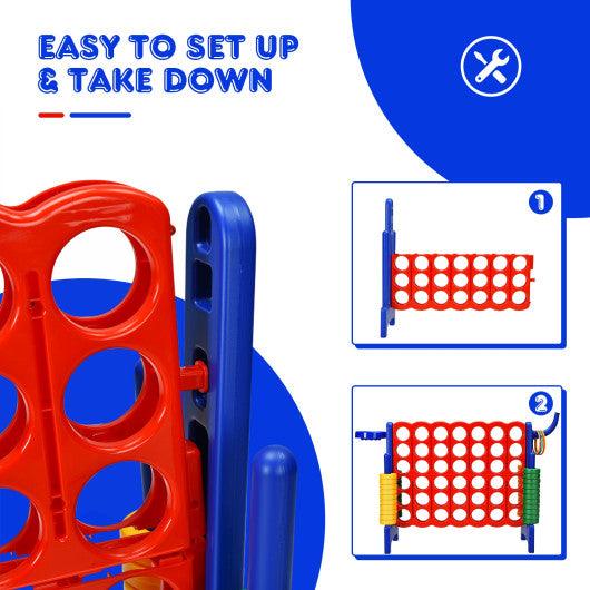 2.5Ft 4-to-Score Giant Game Set-Blue at Set Shop and Smile