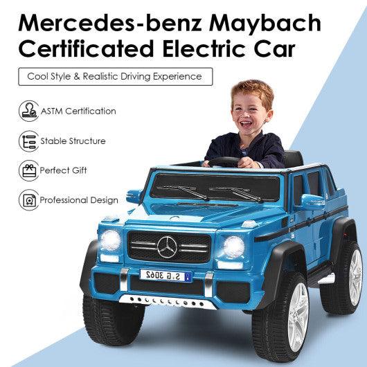 12V Licensed Mercedes-Benz Kids Ride On Car-Navy at Set Shop and Smile