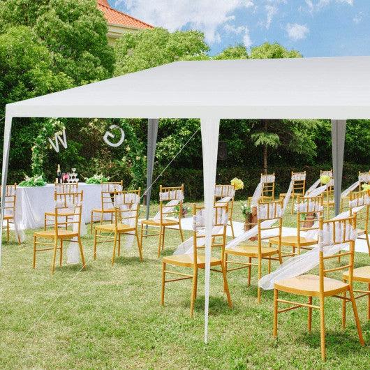 10 x 20 Feet Waterproof Canopy Tent with Tent Peg and Wind Rope at Set Shop and Smile