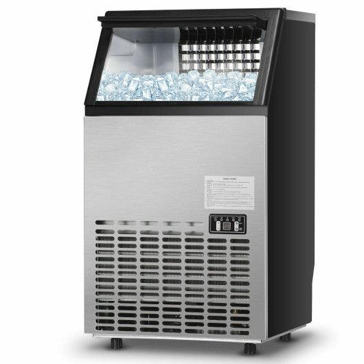 Portable Built-In Stainless Steel Commercial Ice Maker at Set Shop and Smile