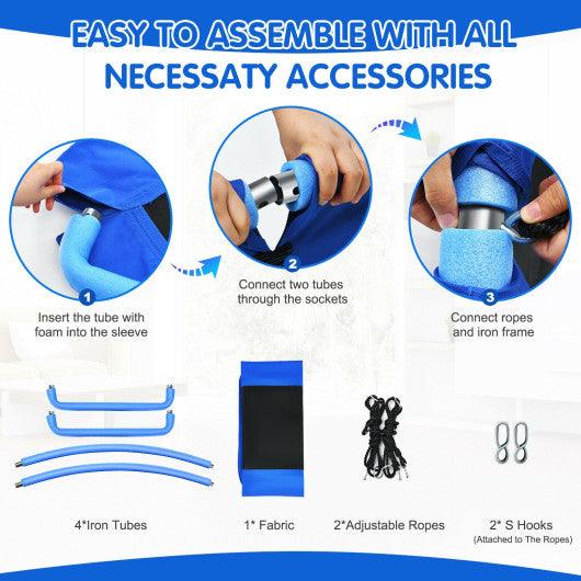 700lb Giant 60 Inch Platform Tree Swing for Kids and Adults-Blue at Set Shop and Smile