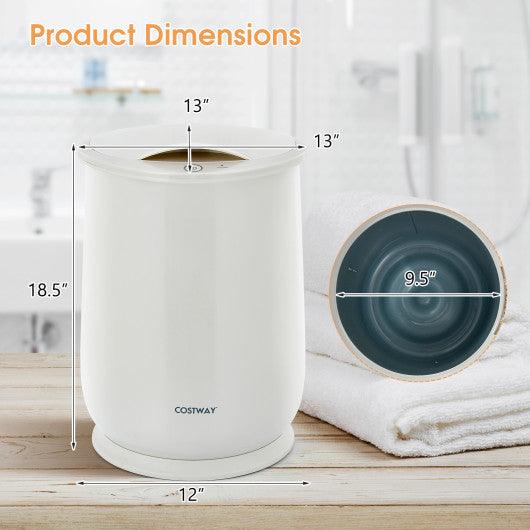 21L Bathroom Towel Warmer with Auto Shut-Gray at Set Shop and Smile