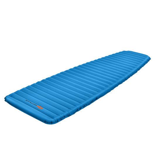 3 Inch Thick Inflatable Waterproof Camping Sleeping Pad-Blue at Set Shop and Smile