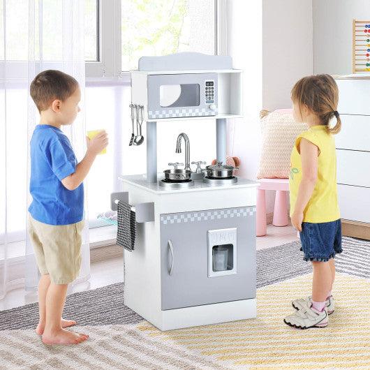 Chef Pretend Kitchen Playset with Cooking Oven and Sink for Toddlers at Set Shop and Smile