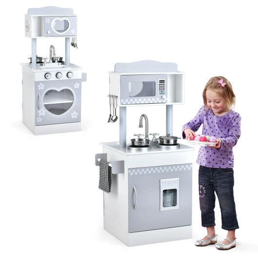 Chef Pretend Kitchen Playset with Cooking Oven and Sink for Toddlers at Set Shop and Smile