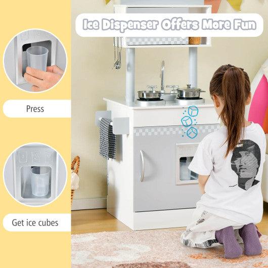 Chef Pretend Kitchen Playset with Cooking Oven and Sink for Toddlers at Set Shop and Smile