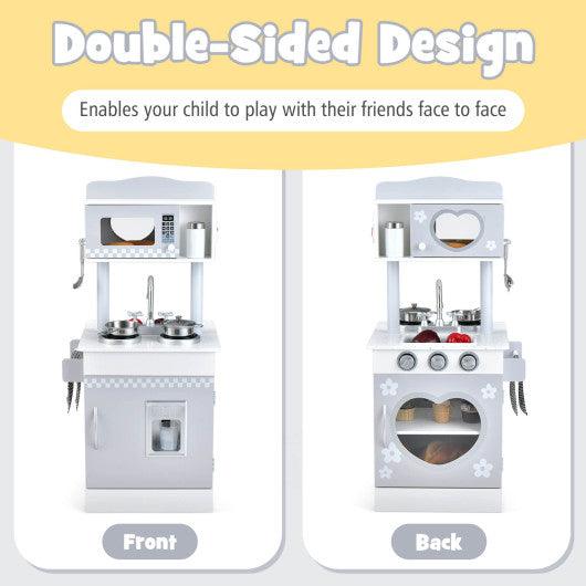 Chef Pretend Kitchen Playset with Cooking Oven and Sink for Toddlers at Set Shop and Smile