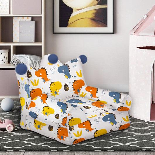 High-density Padding Kids Sofa with Armrest and Extra Pilow-Blue at Set Shop and Smile