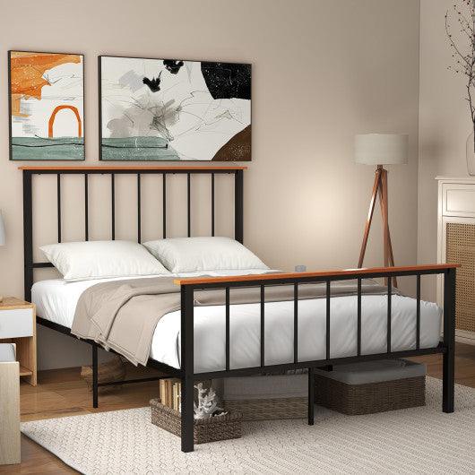 Full/Queen Bed Frame with Headboard and Footboard-Full Size at Set Shop and Smile