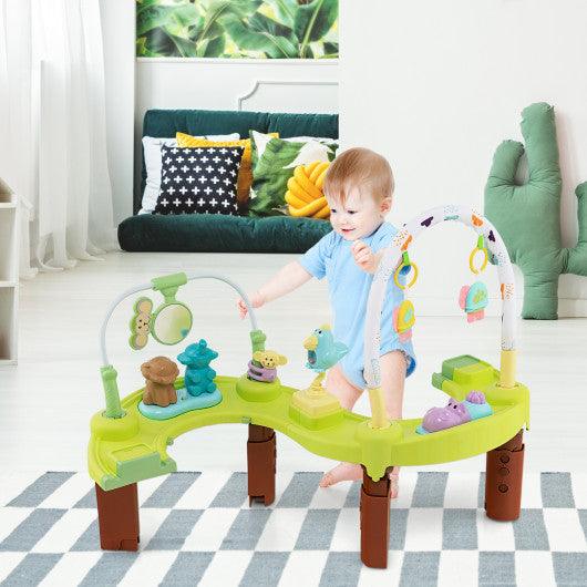 3-in-1 Baby Activity Center with 3-position for 0-24 Months-Green at Set Shop and Smile