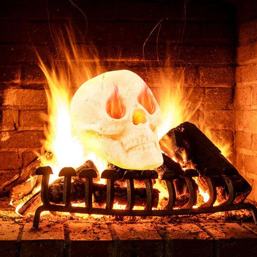 Halloween Fire Pit Skull Halloween Decoration-Beige at Set Shop and Smile