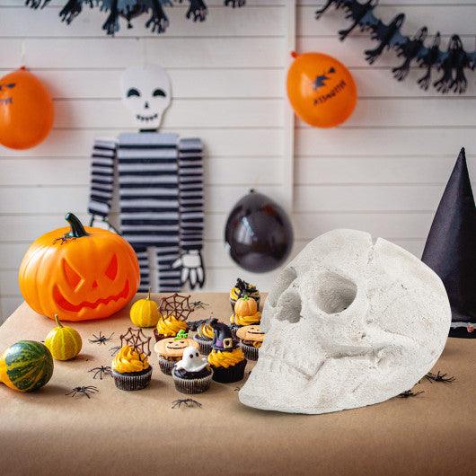 Halloween Fire Pit Skull Halloween Decoration-Beige at Set Shop and Smile