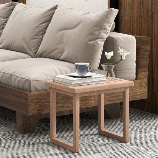 Long Natural Wood Bath Spa Stool with Non-slip Foot Pads for Elderly at Set Shop and Smile