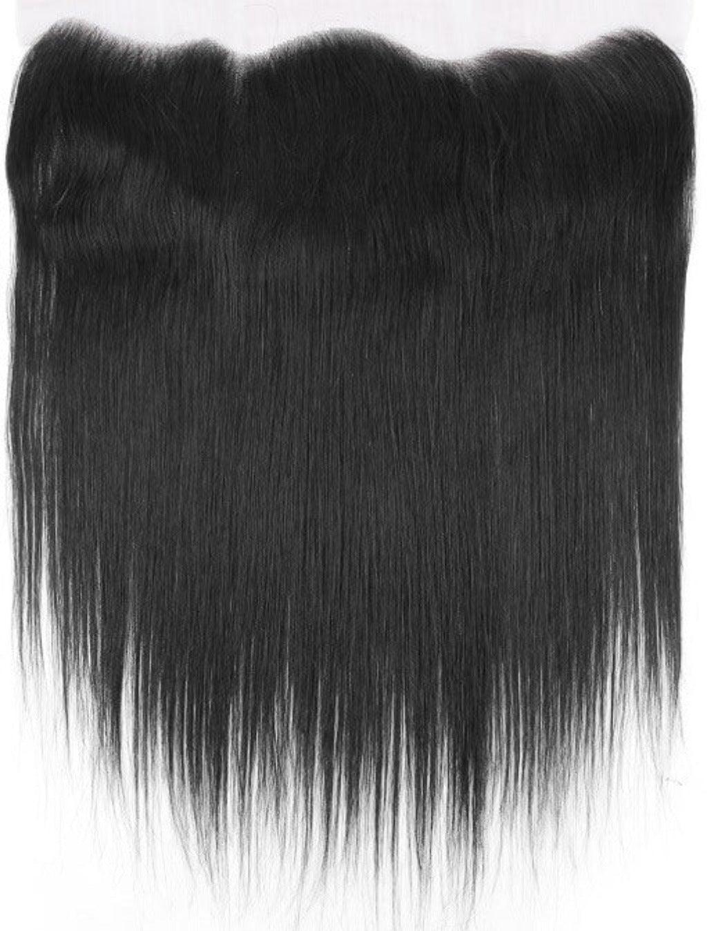Virgin Remy Lace Frontal - Natural Straight at Set Shop and Smile