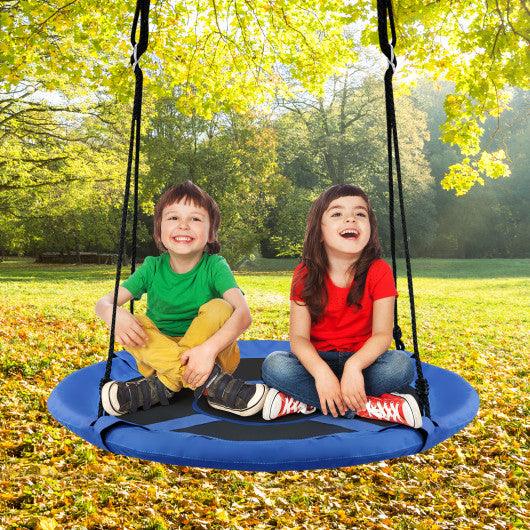 2-in-1 40 Inch Kids Hanging Chair Detachable Swing Tent Set-Blue at Set Shop and Smile