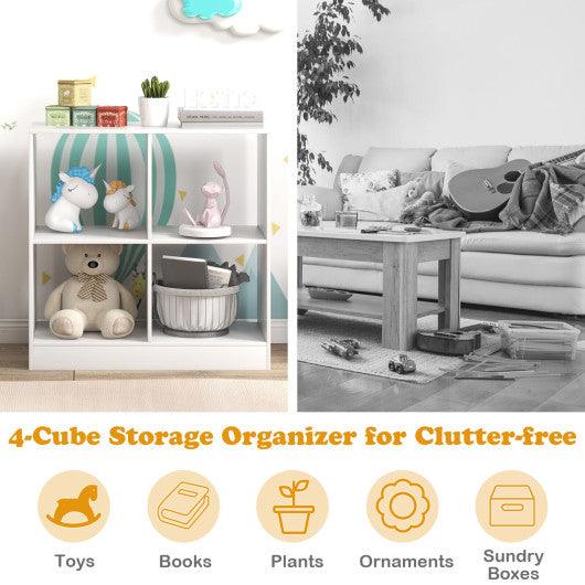 4-Cube Kids Bookcase with Open Shelves at Set Shop and Smile