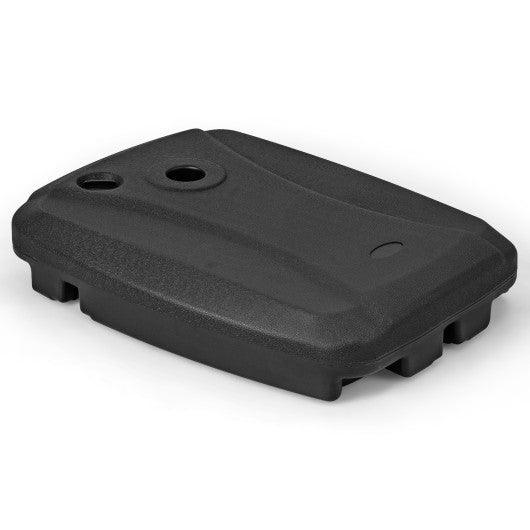 Fillable Universal Offset Umbrella Base with Cross Base and Wheels-Black at Set Shop and Smile