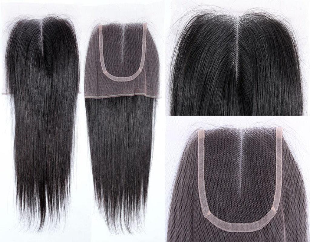 Natural Straight Closure - 100% Human Hair at Set Shop and Smile