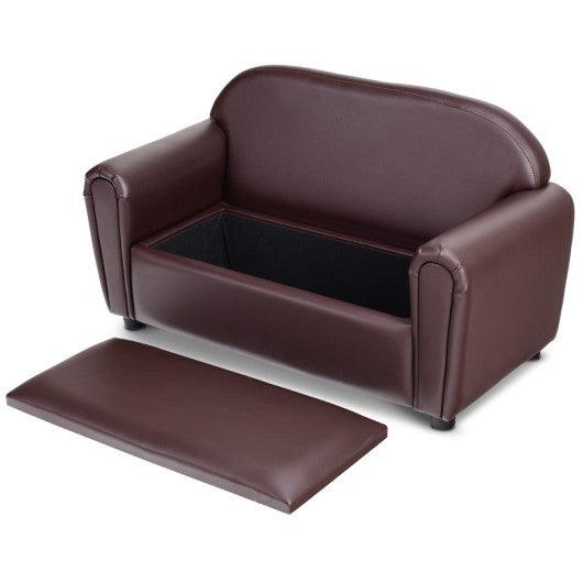 Kids Sofa Armrest Chair with Storage Function at Set Shop and Smile
