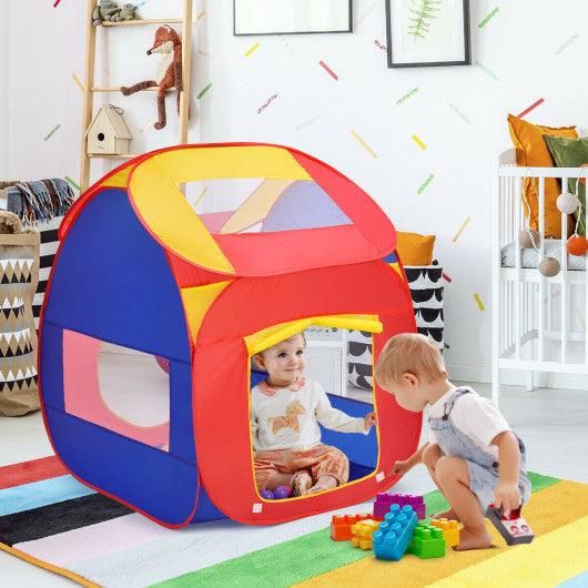 Portable Kid Play House Toy Tent with 100 Balls at Set Shop and Smile