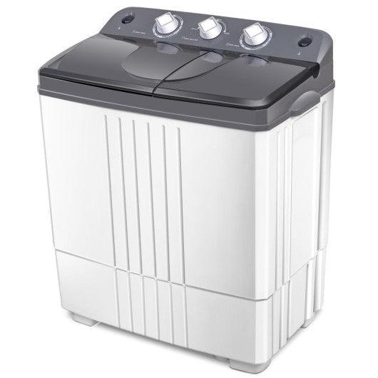 20 lbs Portable Semi-Automatic Twin-tub Washing Machine at Set Shop and Smile
