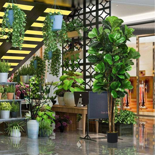 6-Feet Artificial Indoor-Outdoor Home Decorative Planter at Set Shop and Smile