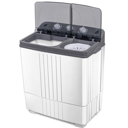 20 lbs Portable Semi-Automatic Twin-tub Washing Machine at Set Shop and Smile