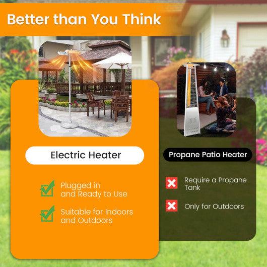 1500W Standing Electric Heater with Double-sided Heating at Set Shop and Smile