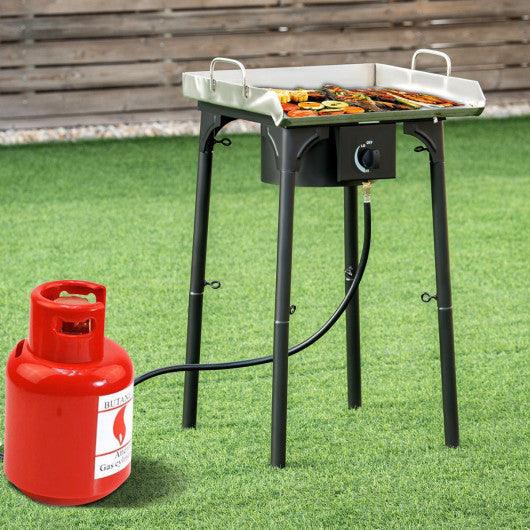 100 000-BTU Portable Propane Outdoor Camp Stove with Adjustable Legs at Set Shop and Smile