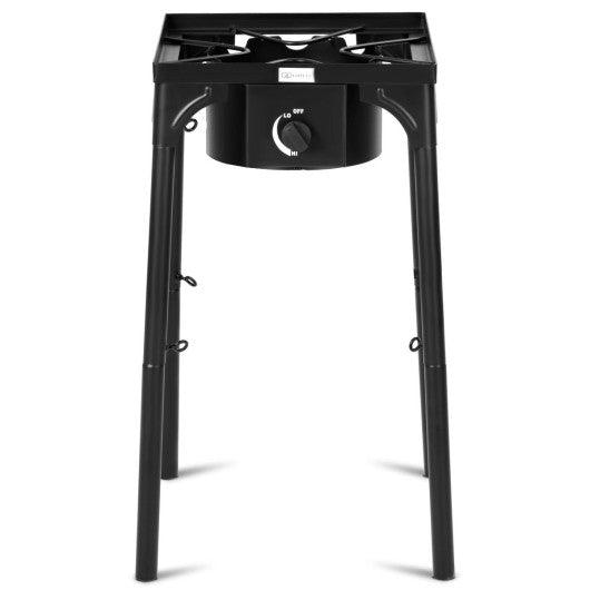 100 000-BTU Portable Propane Outdoor Camp Stove with Adjustable Legs at Set Shop and Smile