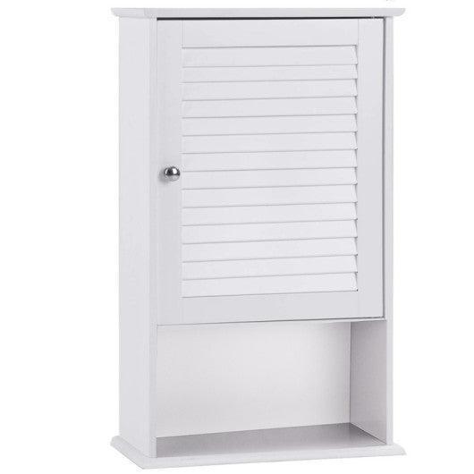 27.5" H Wall Hanging Bathroom Storage Cabinet at Set Shop and Smile