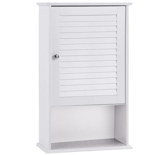 27.5" H Wall Hanging Bathroom Storage Cabinet at Set Shop and Smile