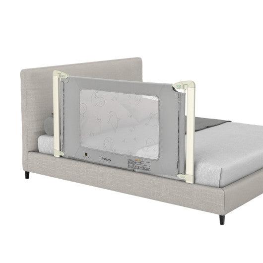Bed Rail Guard for Toddlers Kid with Adjustable Height and Safety Lock-59 inch at Set Shop and Smile