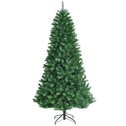 Artificial Hinged Christmas Tree with Remote-controlled Color-changing LED Lights-7' at Set Shop and Smile