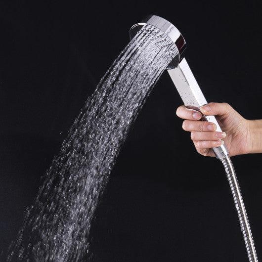 47 Inch Stainless Shower Panel with Massage Jets Hand Shower at Set Shop and Smile