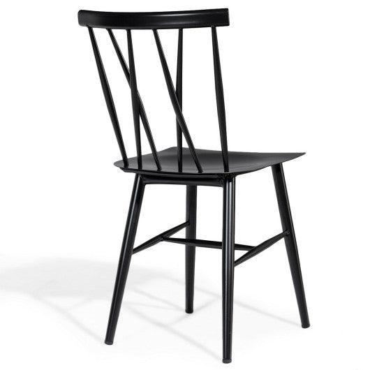 Set of 2 Modern Dining Chairs with Backrest at Set Shop and Smile