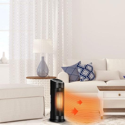 1500 W LED Portable Oscillating PTC Ceramic Space Heater at Set Shop and Smile