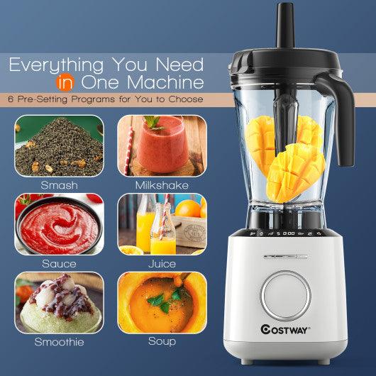1500W Countertop Smoothies Blender with 10 Speed and 6 Pre-Setting Programs at Set Shop and Smile